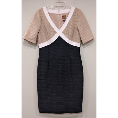 black and tan bodycon dress Nue By Shani Black And Tan Bodycon Dress Size 10