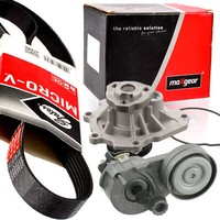 Gates 5PK1545 Keilrippenriemen-Satz + Wapu FüR Stilo Astra Zafira G H Fiat Opel
