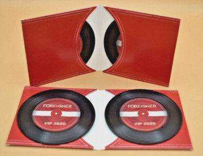 Foreigner Las Vegas Residency VIP mini record albums 2020 lot of 2