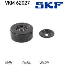 Tensioner pulley, V-ribbed belt SKF VKM62027 for Nissan