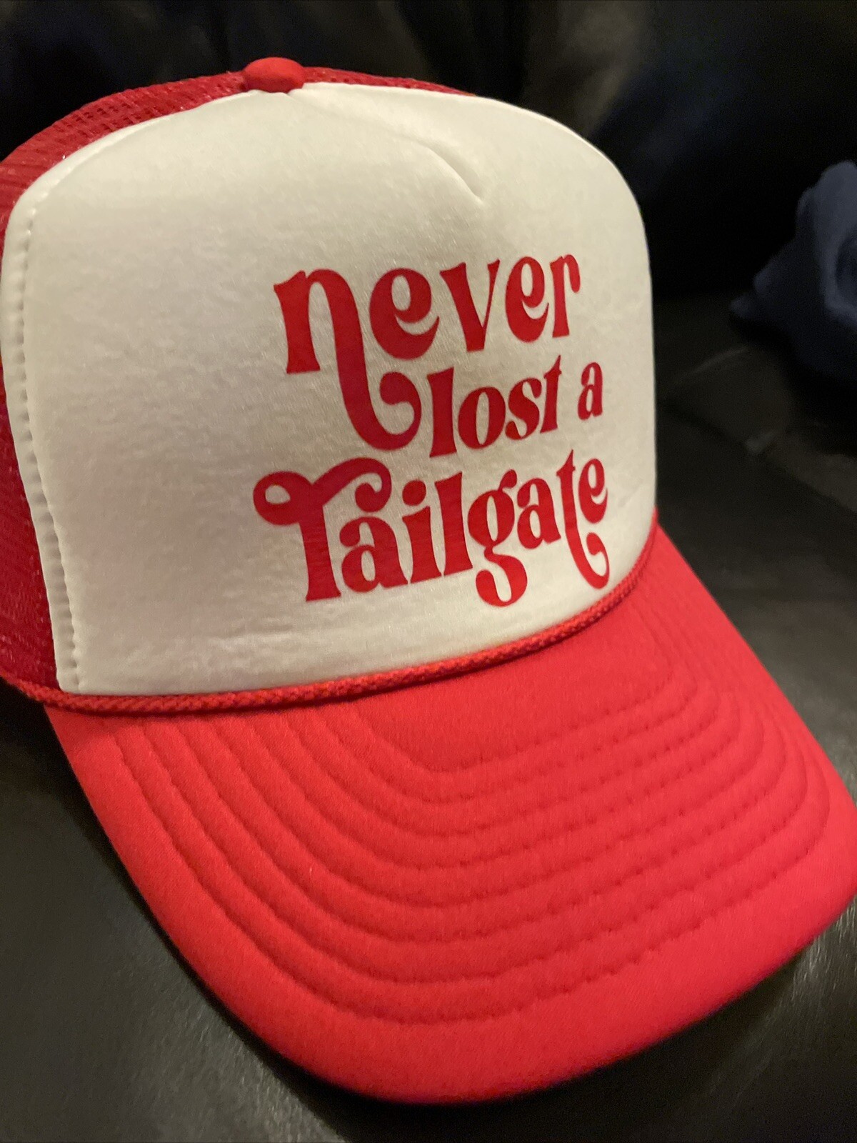 Snapback Hat Cotton Mesh Solid Flat- “Never Lost … - image 10