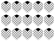 5 Sets XQMAX Grid 100 Micron Standard Dart Flights – Ships w/ Tracking – White