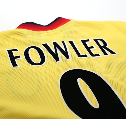Maglia calcio 1997/99 FOWLER #9 Liverpool vintage Reebok away (S) 34/36 - Foto 10 di 12