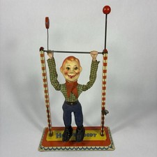 Vintage 1950s W German Howdy Doody Acrobat Tin Toy By Arnold Kagran Works Orig.