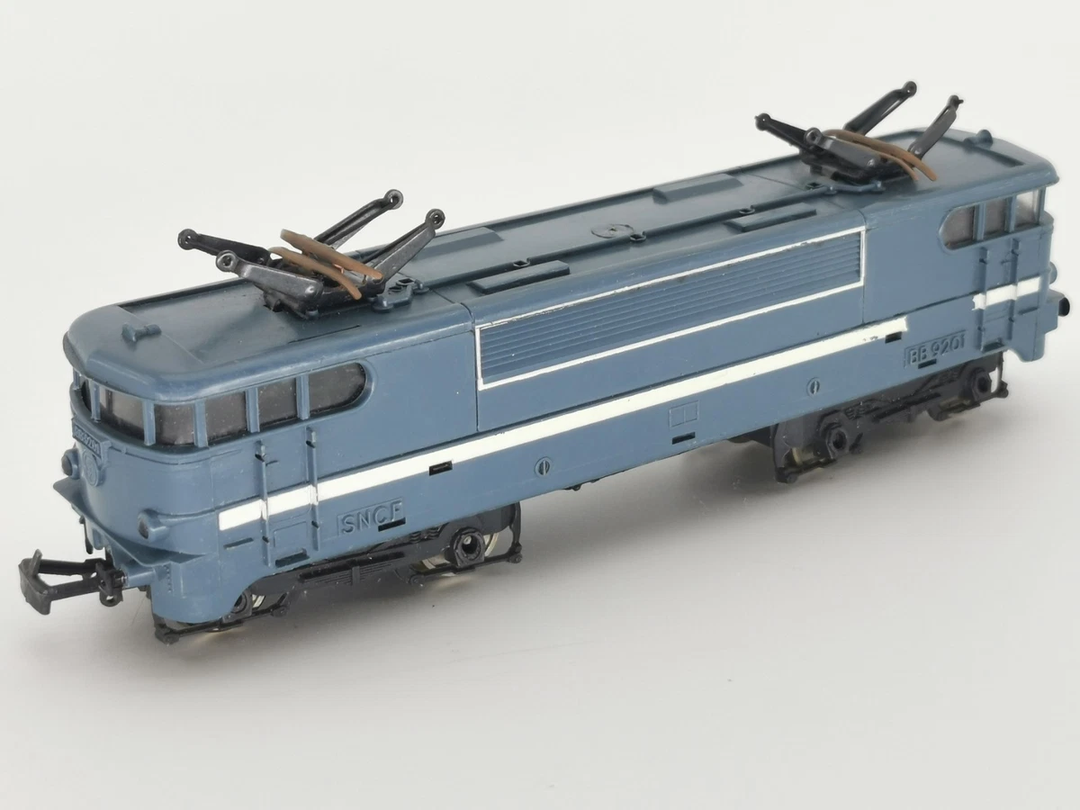 Locomotive électrique Jouef HO BB 9201 Verte Époque 3 - Bon état