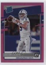 2020 Panini Donruss Optic Rated Rookies Pink Prizm Jacob Eason #162 0p83