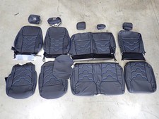 Alea Black Leather Seat Covers 2021-2026 F-150 Crew Cab Xlt Premium Custom