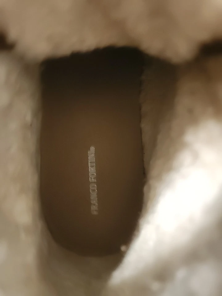 Botas de Combate Franco Fortini Para Hombre Puntera-Puntera, Cuero Marrón, Talla 12 Foto 3 de 4