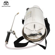 Garden Pump Sprayer 1.5 Gallon Stainless Steel Sprayer 3.3FT Reinforced Hose 6 L