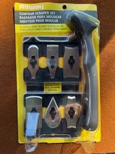 Allway Tools CS6 Soft Grip Contour Scraper Set 6 Blades STAINLESS
