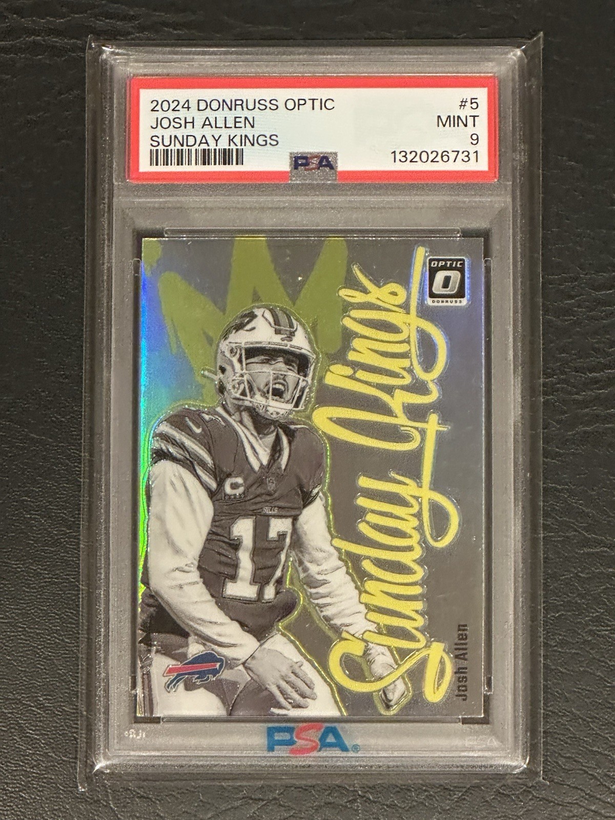 2024 Panini Donruss Optic - Sunday Kings Josh Allen #5 PSA 9 Mint! New Slab!