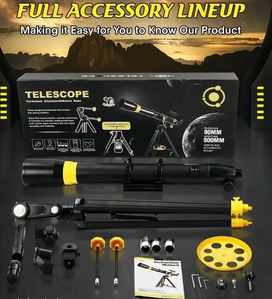 900mm large aperture ultra long focal length professional refracting astronomica - Image 2 of 4