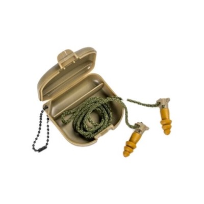 NEW Moldex 6497 BattlePlugs Shooting Ear Plugs - Small Yellow W Case P.D ISSUED