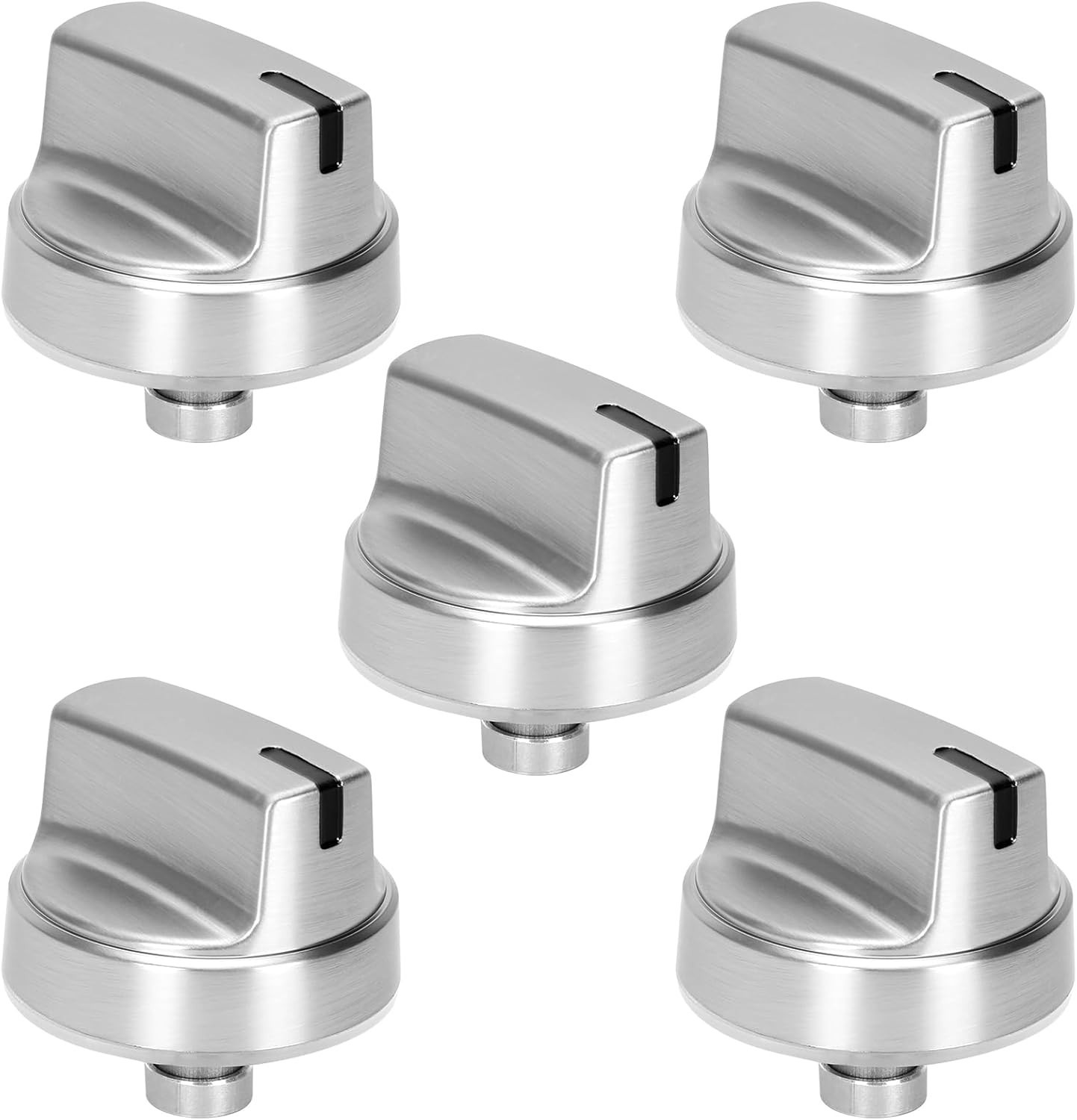 5 Pcs WB03X29354 Gas Stove Knobs For GE PGP7036SLSS, PGP9030SLSS, PGP9036SLSS