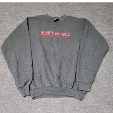 AAE Sweatshirt Mens Size M Charcoal Gray Friends University Alumni USA Made Fair
