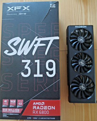 XFX Speedster SWFT 319 Radeon RX6800 Core 16GB GAM originalverpackt