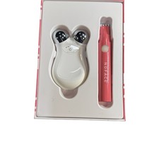 NuFACE Mini Facial Toning Device WHITE 20th Gift Set Bundle
