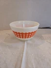 Vintage PYREX ORANGE POKA DOT # 22 ,401, 1.5 Qt. Bowl