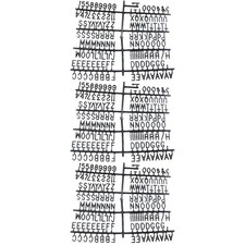 3pcs Plstic Letter Board Letters Numbers Symbols for Convertible Plstic Board