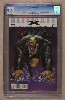 #ad Ultimate X Ultimate Comics 1D Villain 1:15 Variant CGC 9.6 2010 0165891004 $96.00