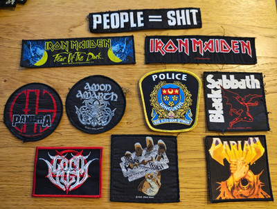 Iron Maiden / Pariah / Black Sabbath / Judas Priest /Nu,Heavy,Rock... Patches