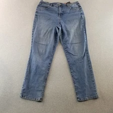 Style & Co Jeans Womens Sz 10 Short Tummy Control Med Wash Normcore Cute Stylish