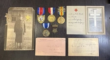 Rare Named WW1 2nd Division Regulars, Victory 5 Medals Group. Albany, N.Y.