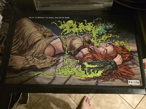 The Kiss Serialized & Signed Playmat by rk post Las Vegas Magiccon 2025 # 78/150