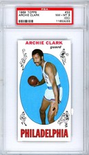 1969 - 1970 Topps Archie Clark Rookie #32 PSA 8 (OC) P1468