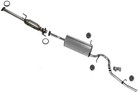 For 1996-1998 Tracker 4 Door Muffler Exhaust System Catalytic Converter