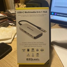 EZQuest USB C Hub Docking Station 8 in 1 with 4K HDMI, 1 Gbit Ethernet, 3 USB...
