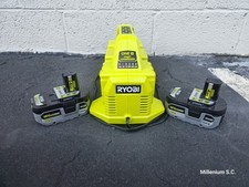 Ryobi PCG006 ONE 18V 6-Port Fast Charger W/ 2 4ah Battery Lightweight Portable