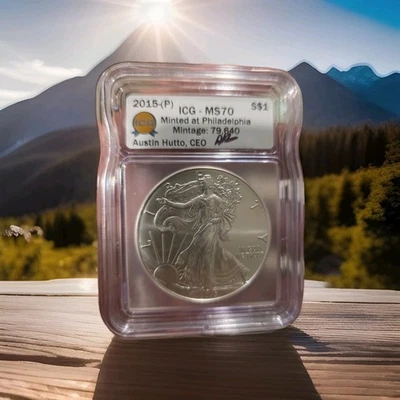 American Eagle MS 70 Graded 2015 Silver Bullion Coins for sale | eBay