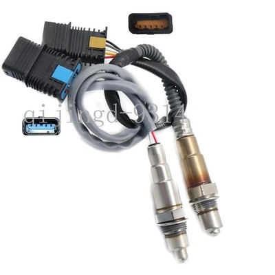 2Pcs Oxygen Sensor Upper+Undder For 2015-2016 BMW 435i xDrive Gran Coupe L6 3.0L