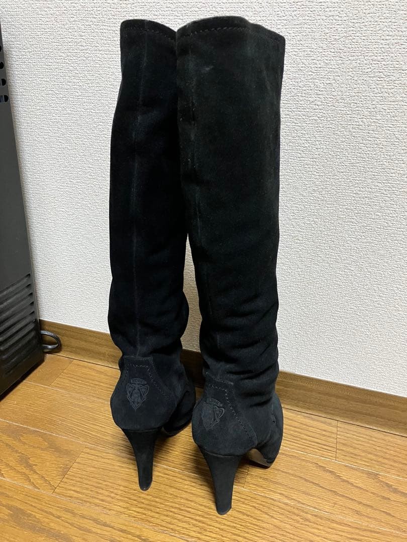 GUCCI Boots Heel Long Suede Black EU36.5/US6.5 116436c thumbnail 14