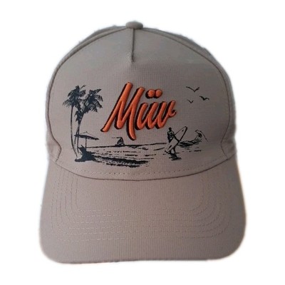 Hiphic Muv Floridas Finest Tan Baseball Cap with Surfer Adjustable              