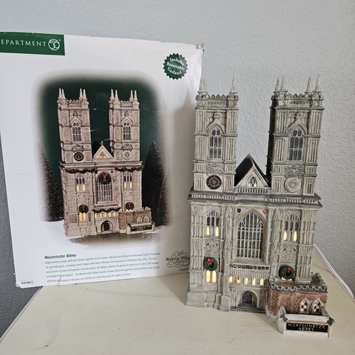 Department 56 Dickens Village: Westminster Abbey Read - Picture 1 of 8