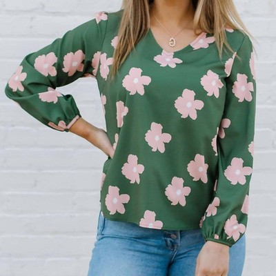 Michelle Mcdowell Jamie Floral Top Size L