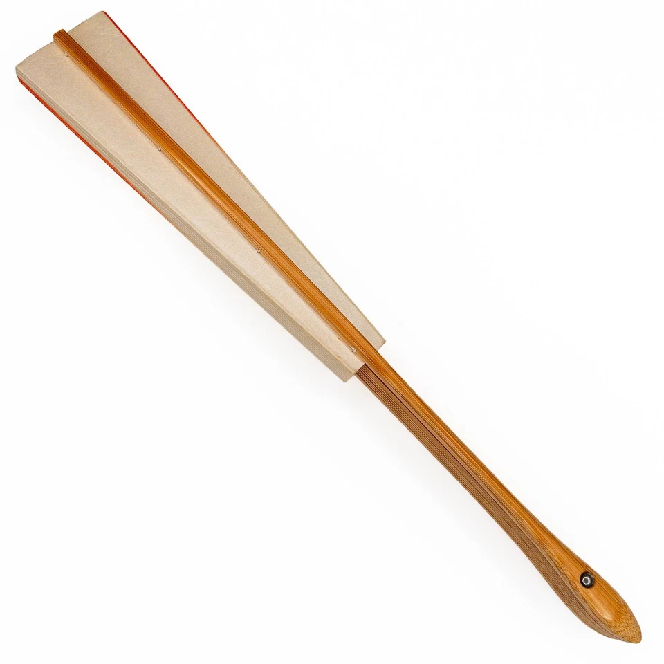 Ventilador de baile plegable japonés Maiogi de colección ligeramente usado en embalaje original sin caja Foto 4 de 4