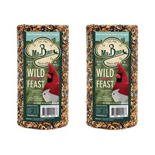 Mr. Bird Wild Feast Cylinder 28 oz  1.75 Pound Pack of 2 
