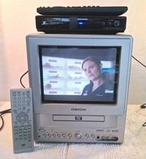 Orion 9" CRT TV/DVD Combo TVDVD092 Vintage Gaming TV Works , Remote DVD  Issue