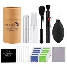 REFLEX CAMERA Professional 19 in 1 Camera Cleaning Kit, Black, White