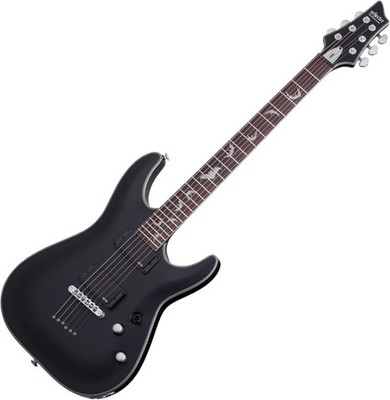 Schecter Damien Platinum-6 Electric Guitar Satin Black