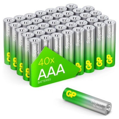 GP Batterie Micro AAA 1,5V Super Alkaline (40er Pack)