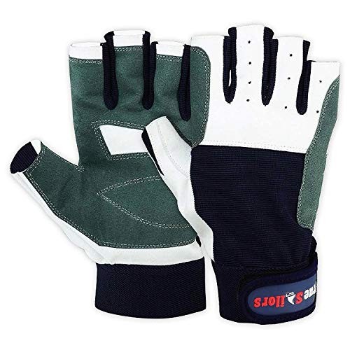 MRX Sailing Gloves Fishing Kayak Gloves for Men & Medium Blue, Grey, White - Bild 2 von 7