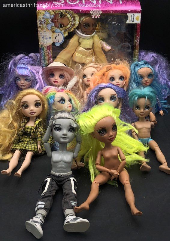 Rainbow High Shadow High Doll Lot MGA 12 Figures Sunny Madison Sealed Box