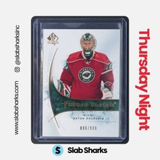 2009 SP AUTHENTIC #165 ANTON KHUDOBIN RC FUTURE WATCH ROOKIE /999