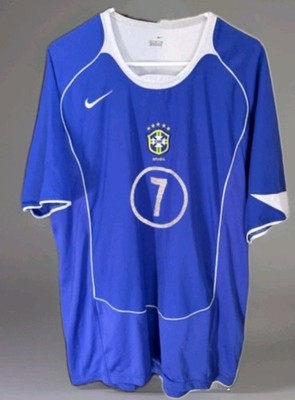 Soccerserie.comより アドリアーノ ［並行輸入品］ BRAZIL BRASIL 2004 AWAY FOOTBALL RARE SHIRT SOCCER JERSEY NIKE #7