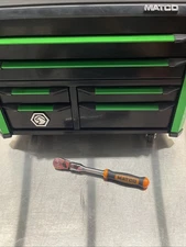 NEW! Matco Tools AFR68LFM 1/4” Locking Flex Head Ratchet 7-3/4” Orange