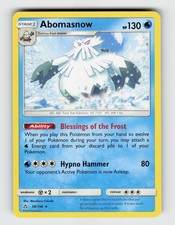Abomasnow 38/156 - Pokemon - Ultra Prism - Rare - NM